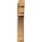 Ekena Millwork Merced Block Rough Sawn Outlooker, Western Red Cedar, 8"W x 38"D x 46"H OUT08X38X46MRC05RWR - alternate 2